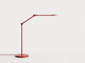 Lampada da scrivania 55×22×70 cm - metallo rosso - braccio articolato e testa LED piatta per camera da letto